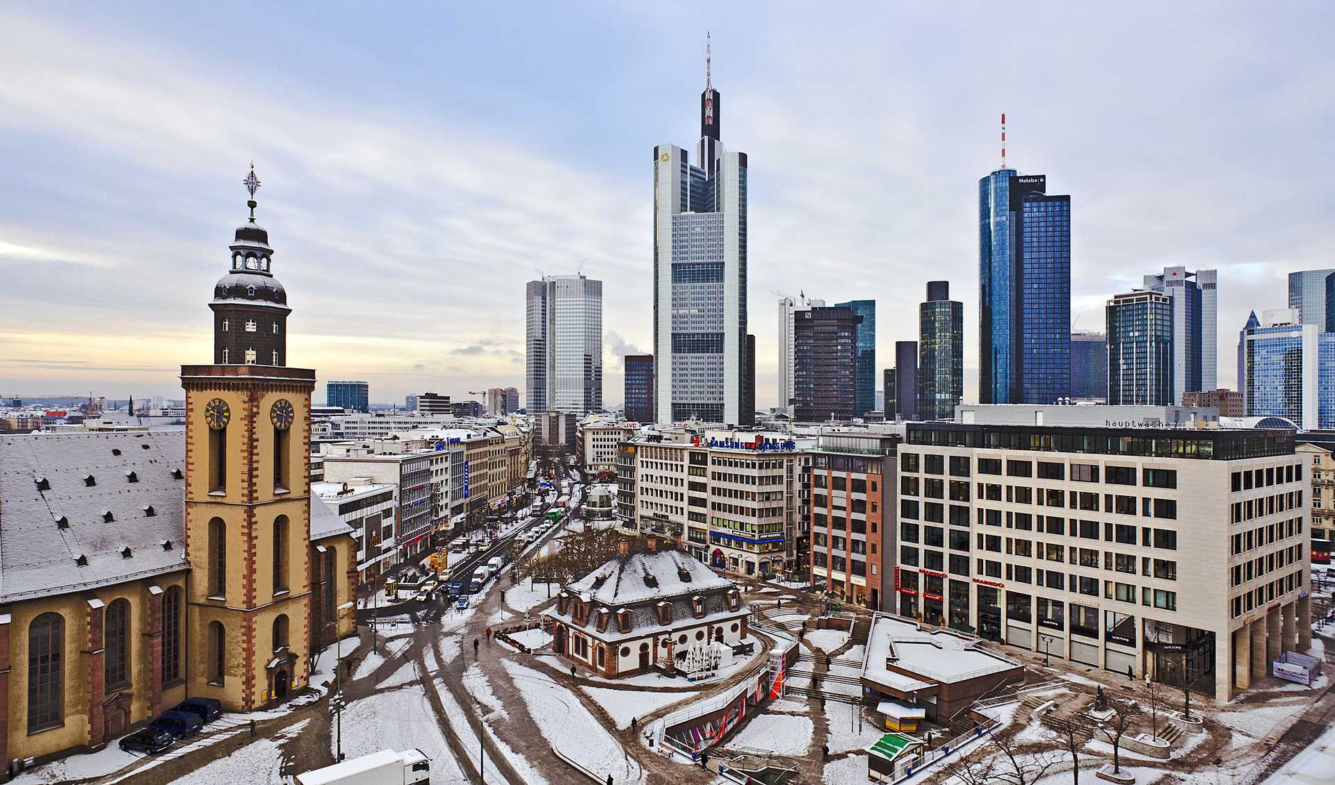 Франкфурт-на-Майне в январе: зимняя сказка деловой столицы Германии