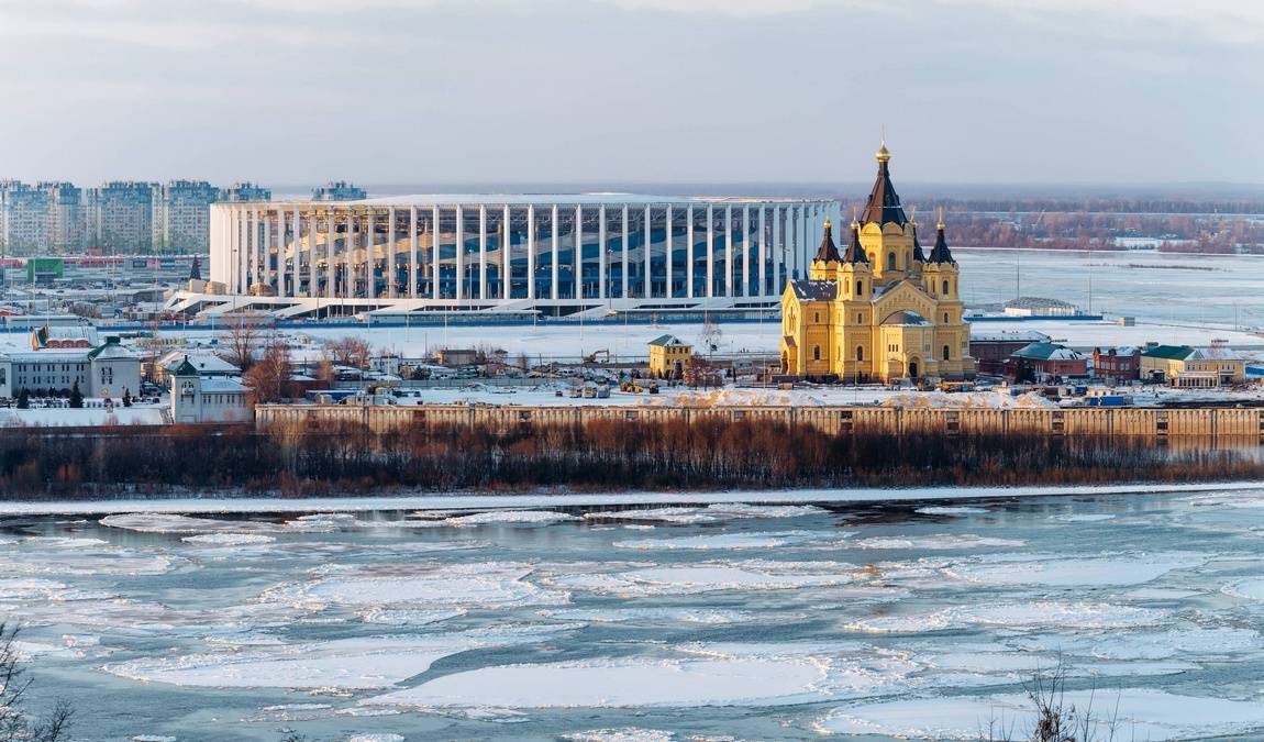 Нижний Новгород в феврале: снежное очарование города на Волге