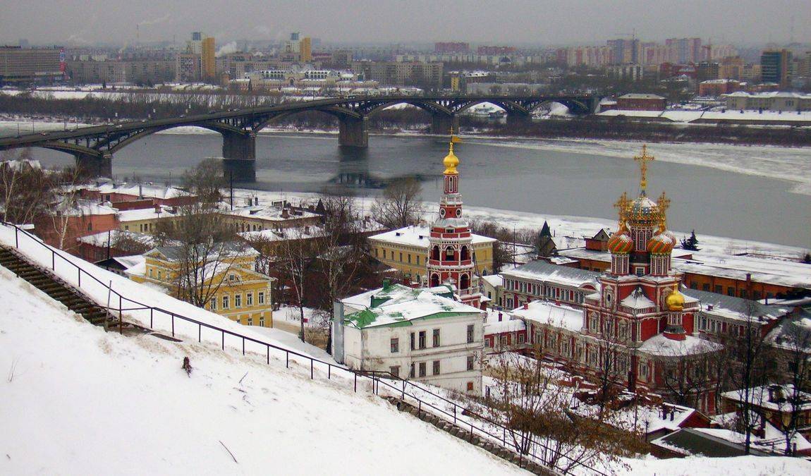 Нижний Новгород в феврале: снежное очарование города на Волге