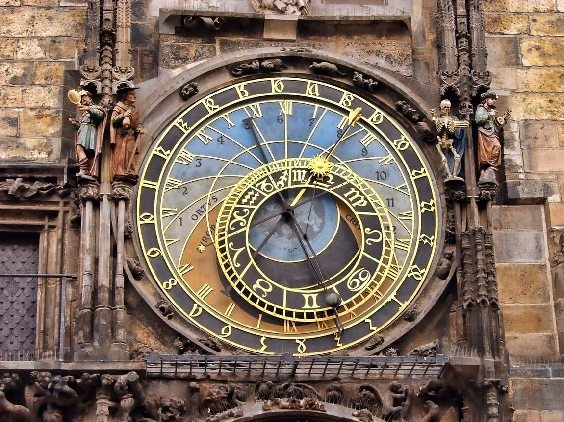 prague astronomical clock photo 1