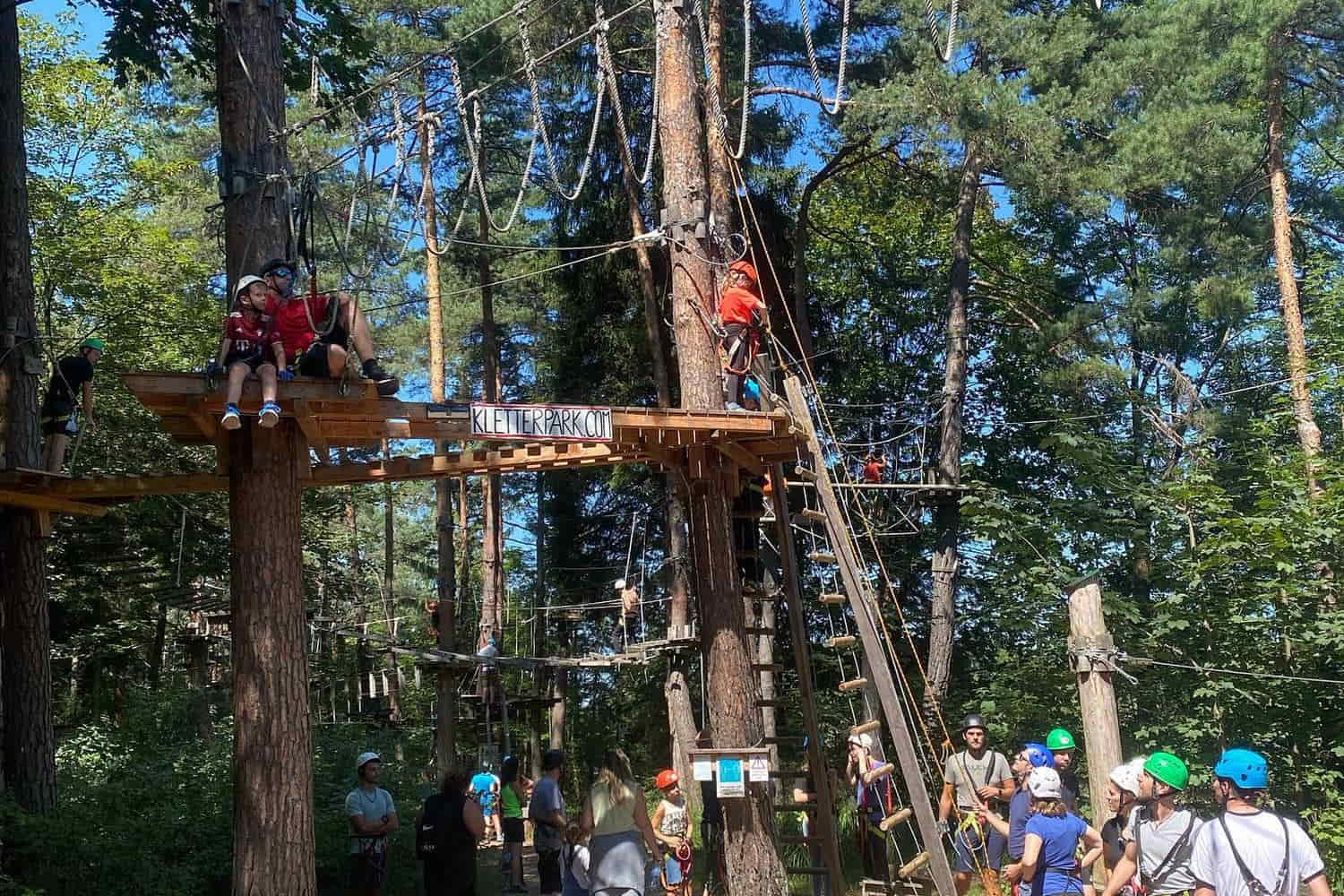 Kletterpark Waldbad Anif