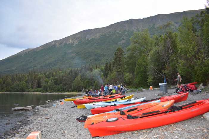 Camp K on Kenai lake