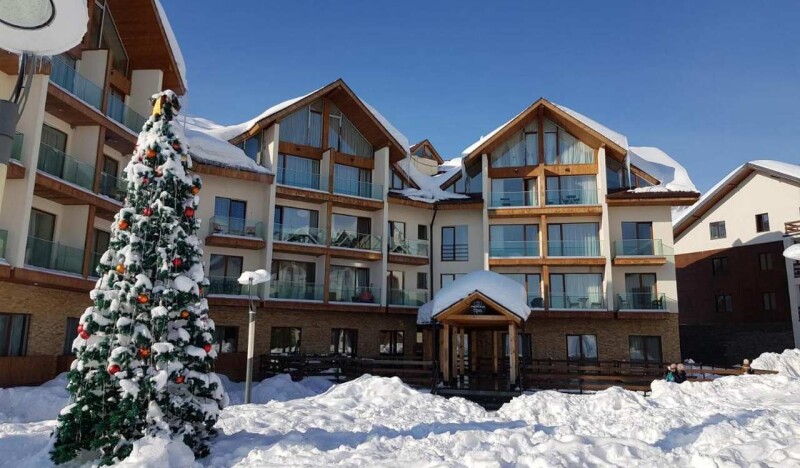 Sunny studio near to gondola with mountains view in New Gudauri