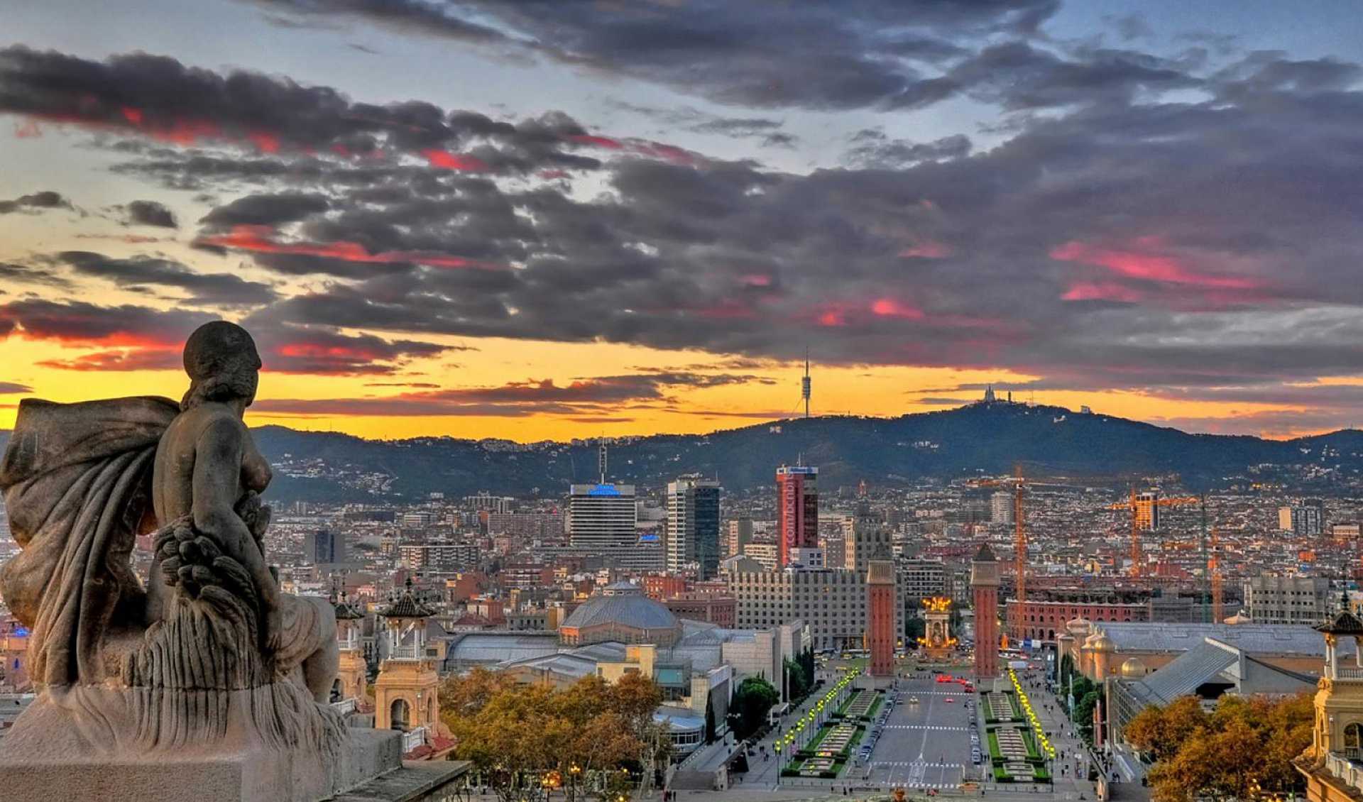 Barcelona in February