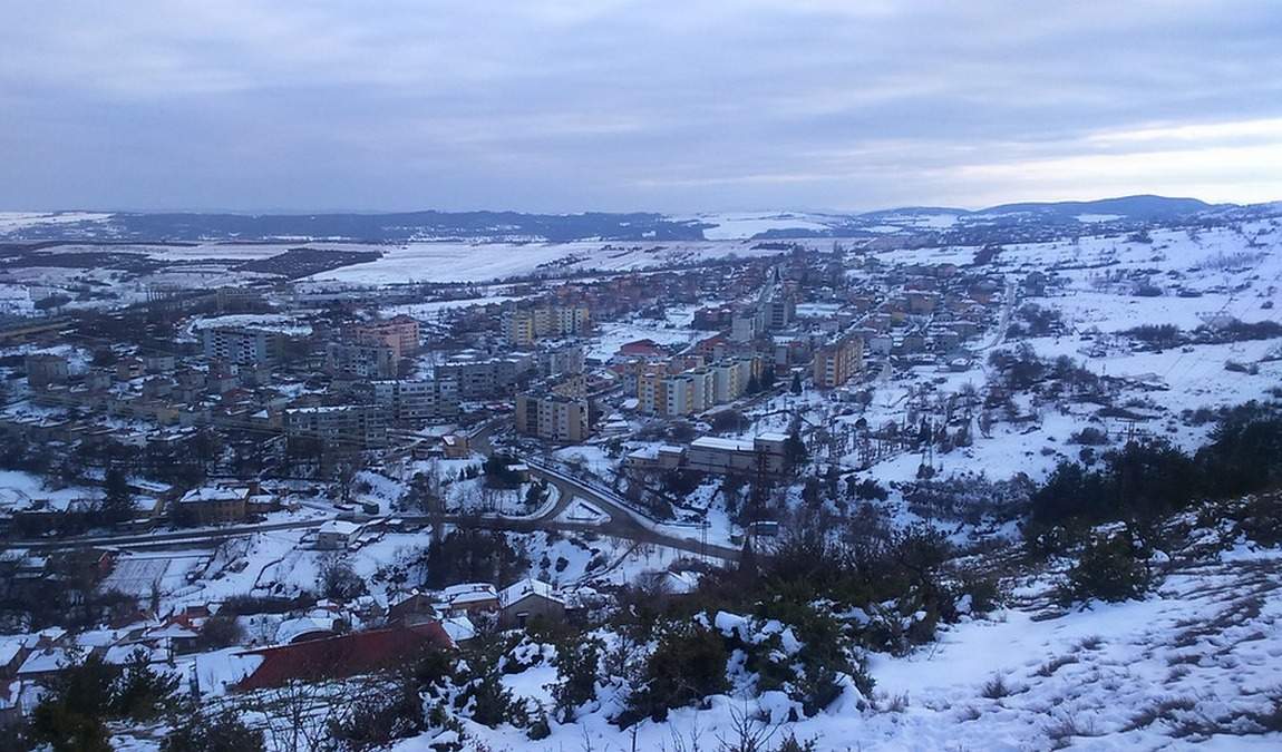 Болгария снег