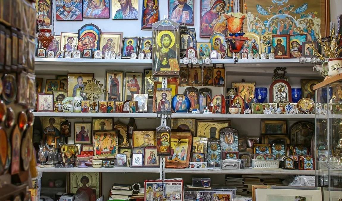 Сувениры из Афин: иконы