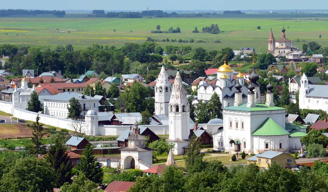 Город-заповедник Суздаль в Росии