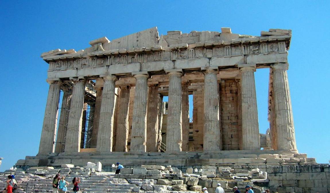 Главный памятник Греции афинский Акрополь