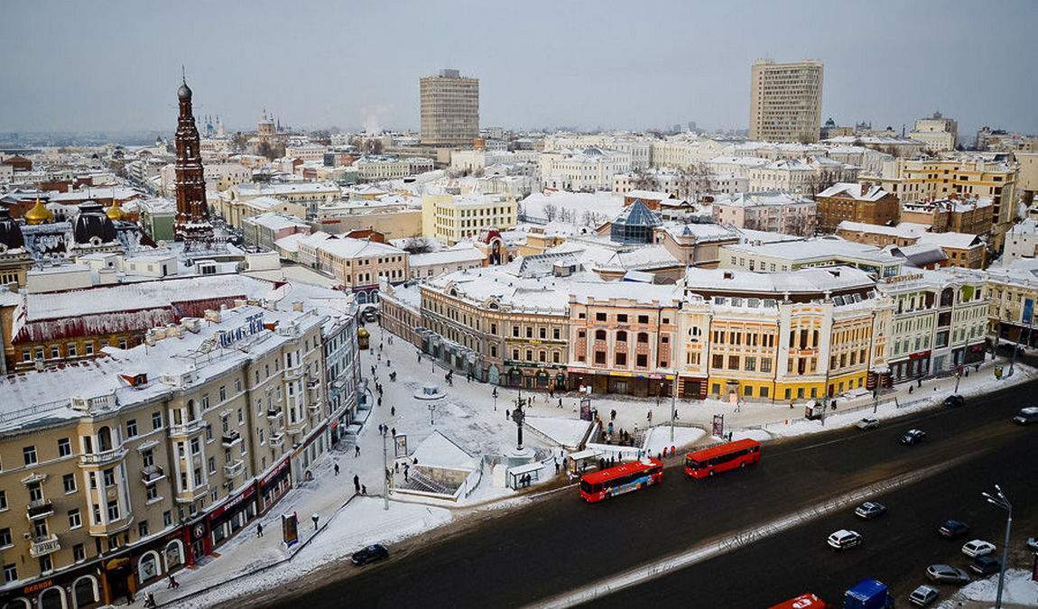 Казань в январе фото