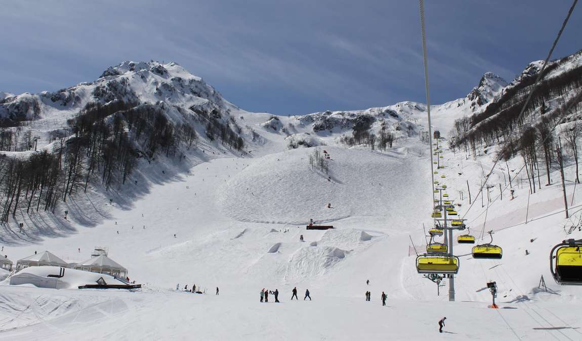 Горнолыжные трассы в Красной Поляне