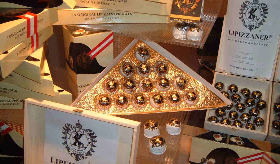 Сувениры из Вены: Конфеты Lipizzaner kugel